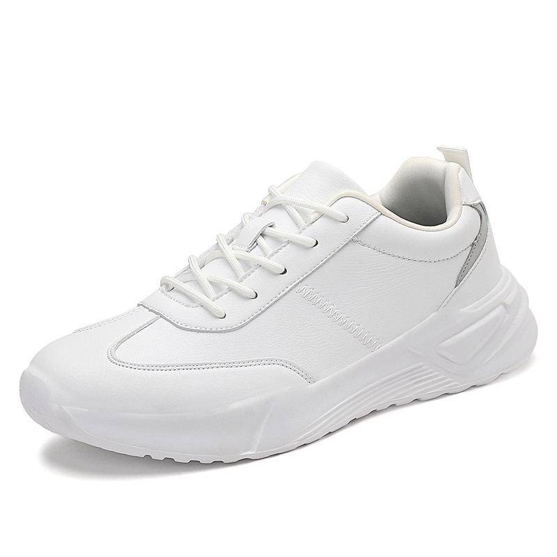 Herbst Neu Übergröße Herren Sneaker Mode Leder Gleich Lässige Herrenschuhe 47 von Joom DACH