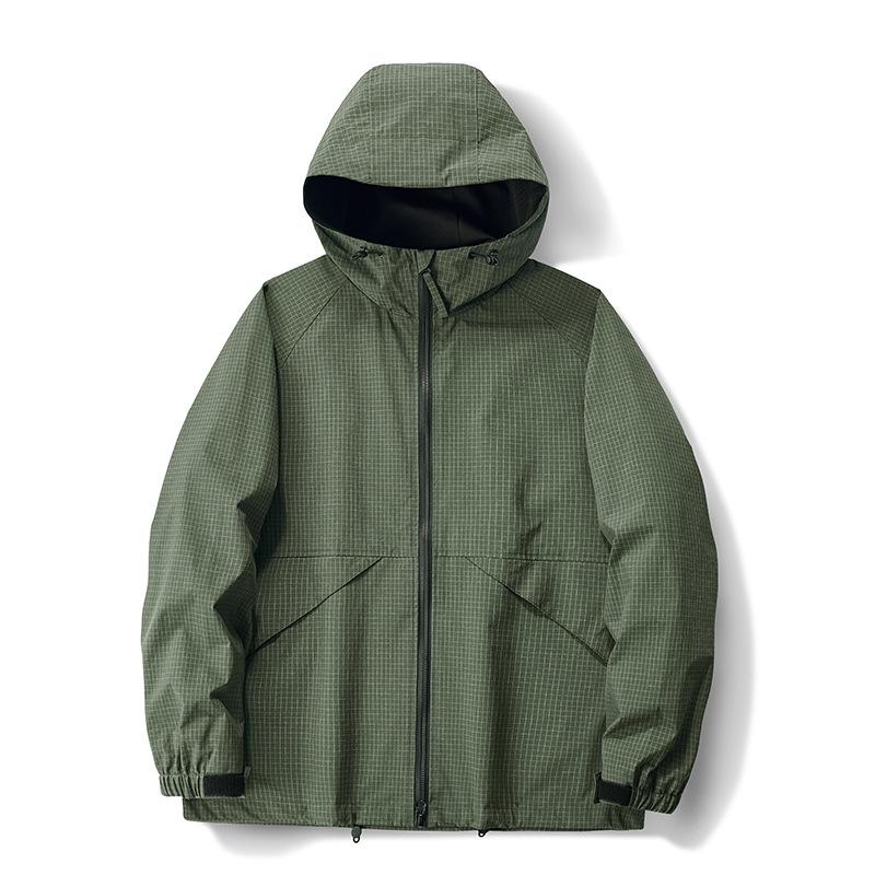 Herbst Neue Herren Stehkragen Mehrfach-Taschen Jacke Lässig Locker Herren Mantel 2XL von Joom DACH