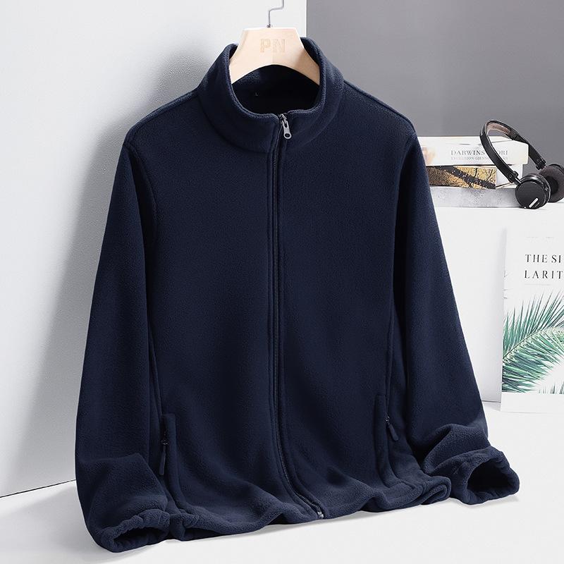 Herbst Neue Männer und Frauen mit Der Gleichen Jacke Mode Marke Lose Casual Trend Mantel Paar Fleece Fleece Jacke 4XL von Joom DACH