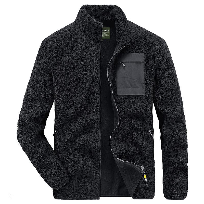 Herbst Neue Mantel Herren Casual Jugend Tragen Locker sitzende Fleecejacke 5XL von Joom DACH