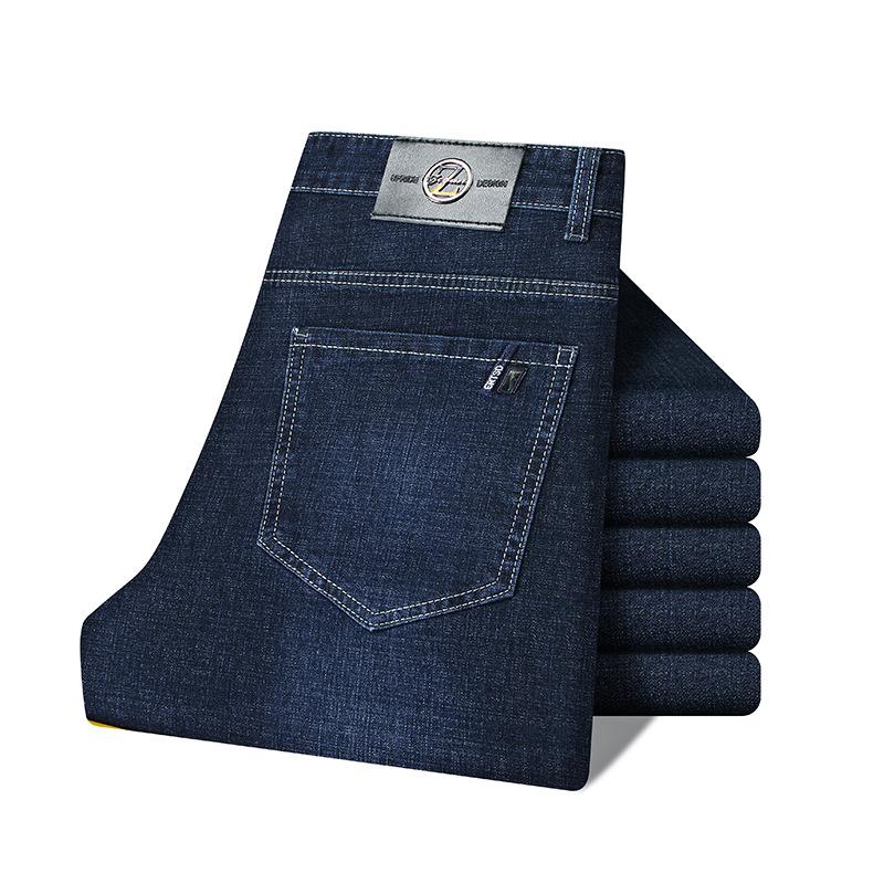 Herbst Neue Stretch Business Herren Gerade Slim Jeans Hose Herrenhose Freizeithose 40 von Joom DACH