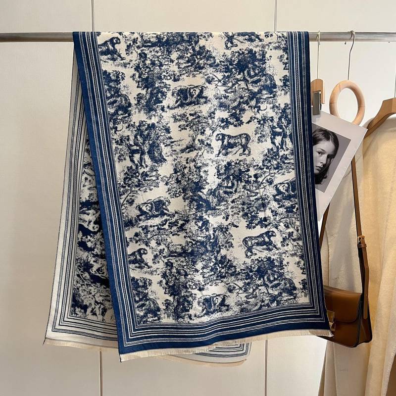 Herbst Und Winter Beliebter Schal Draußen Damen Schal Bürodecke Kaschmir Fransen Warmer Schal Live-Stream 180*65cm von Joom DACH