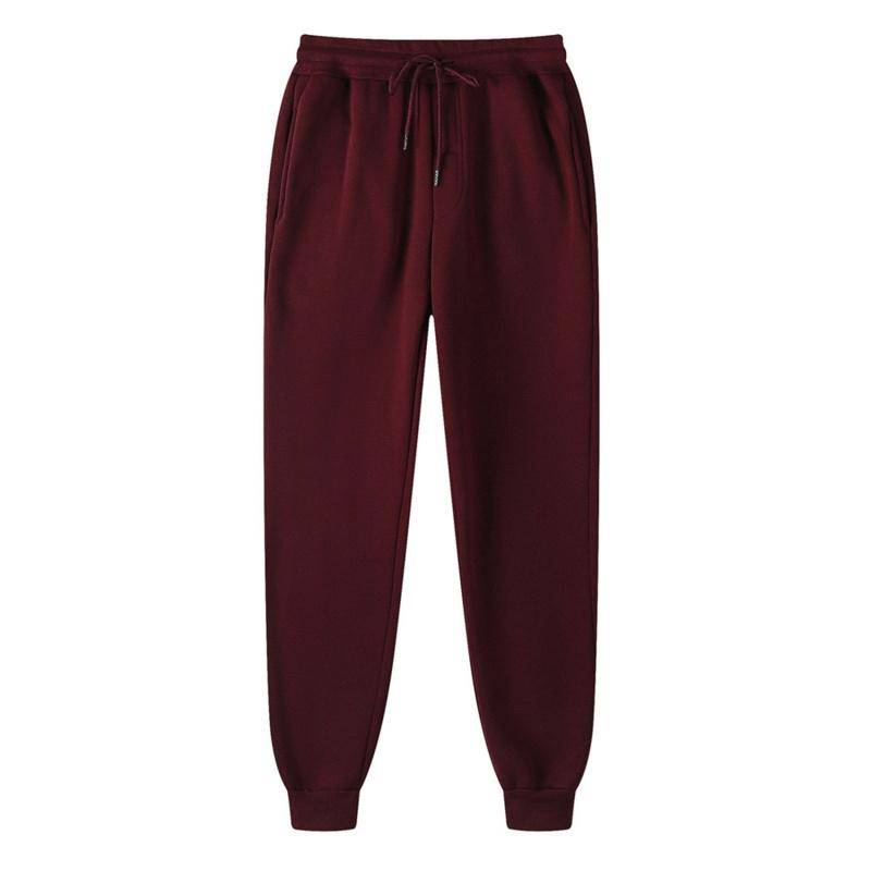 Herbst Und Winter Frauen Verdickung Samt Jogginghose Plüsch Kordelzug Damen Sport Hosen Weiche Warme Hosen Mit Taschen 3XL von Joom DACH