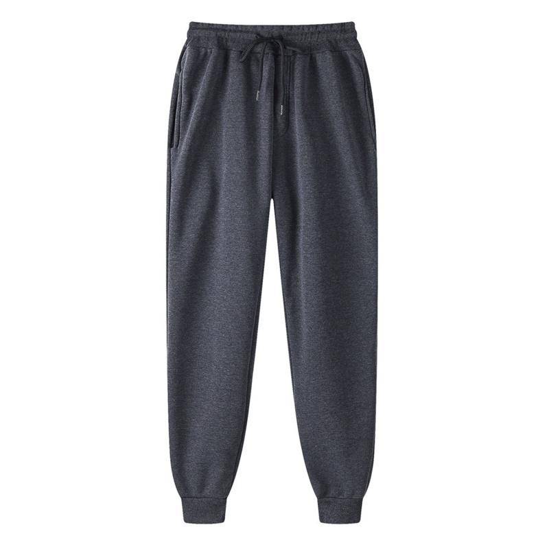 Herbst Und Winter Frauen Verdickung Samt Jogginghose Plüsch Kordelzug Damen Sport Hosen Weiche Warme Hosen Mit Taschen XL dunkelgraue von Joom DACH