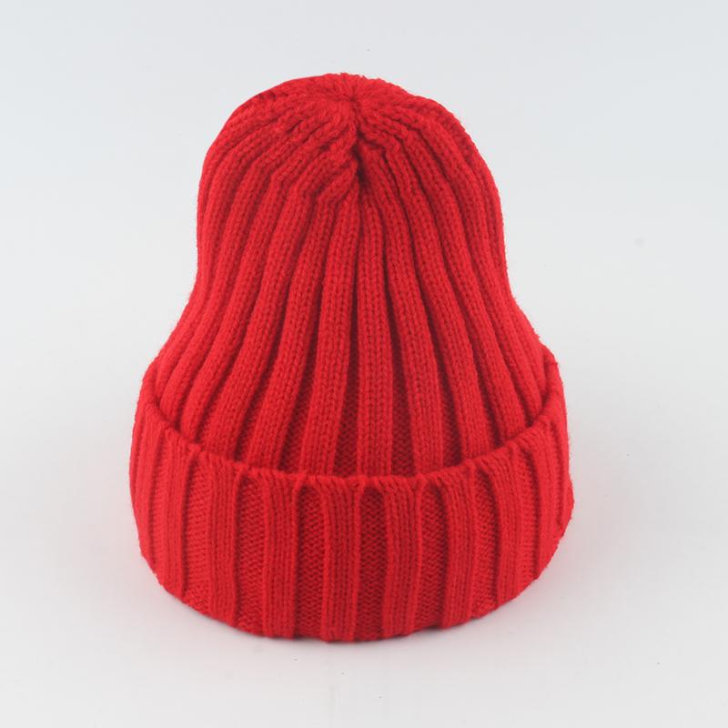Herbst Winter Beanie Warme Weiche Strickmütze Hip Hop Cap Für Frauen Männer Motorhaube Einfarbig Skullies Beanies von Joom DACH