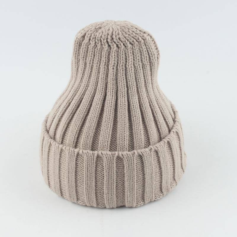 Herbst Winter Beanie Warme Weiche Strickmütze Hip Hop Cap Für Frauen Männer Motorhaube Einfarbig Skullies Beanies von Joom DACH