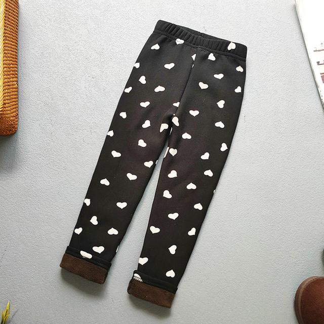 Herbst Winter Druck Blumen Dicke Warme Kinder Baby Mädchen Leggings Kinder Hosen 100 von Joom DACH