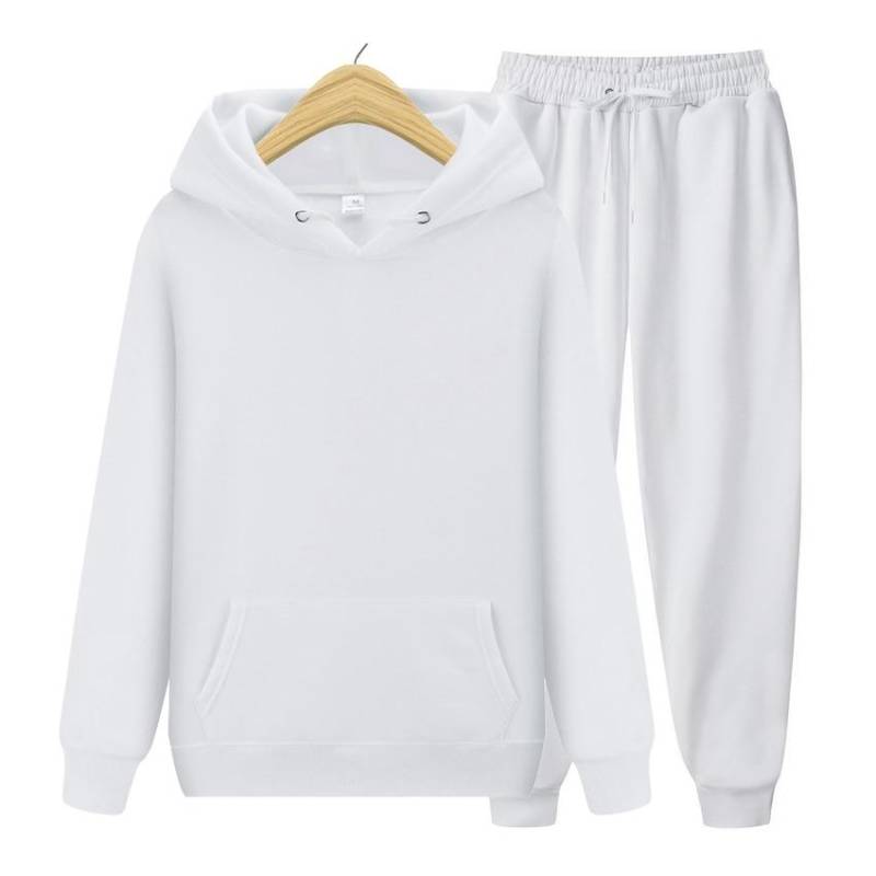 Herbst Winter Fleece Hoodies + Hosen Zwei Stück Set Männer Frauen Hoodies Trainingsanzüge Jogger Hosen dicke warme kleidung Männer 3XL von Joom DACH