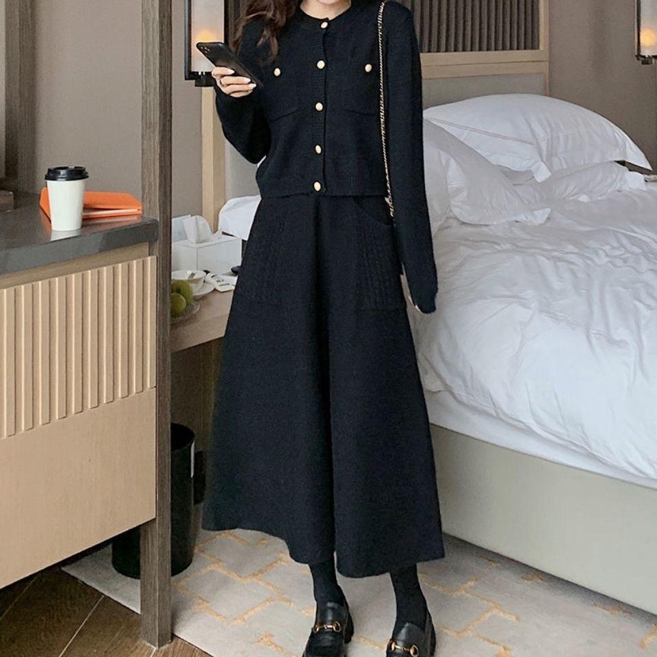 Herbst Winter Frauen Elegante Warme Strick Lange Röcke Frauen Hohe Taille mit Tasche Lose Weibliche Solide Strick Mid-Kalb Rock M schwarz Herbst Winter Frauen Elegante Warme Strick Lange Röcke Frauen Hohe Taille mit Tasche Lose Weibliche Solide Strick Mid-Kalb Rock M schwarz von Joom DACH
