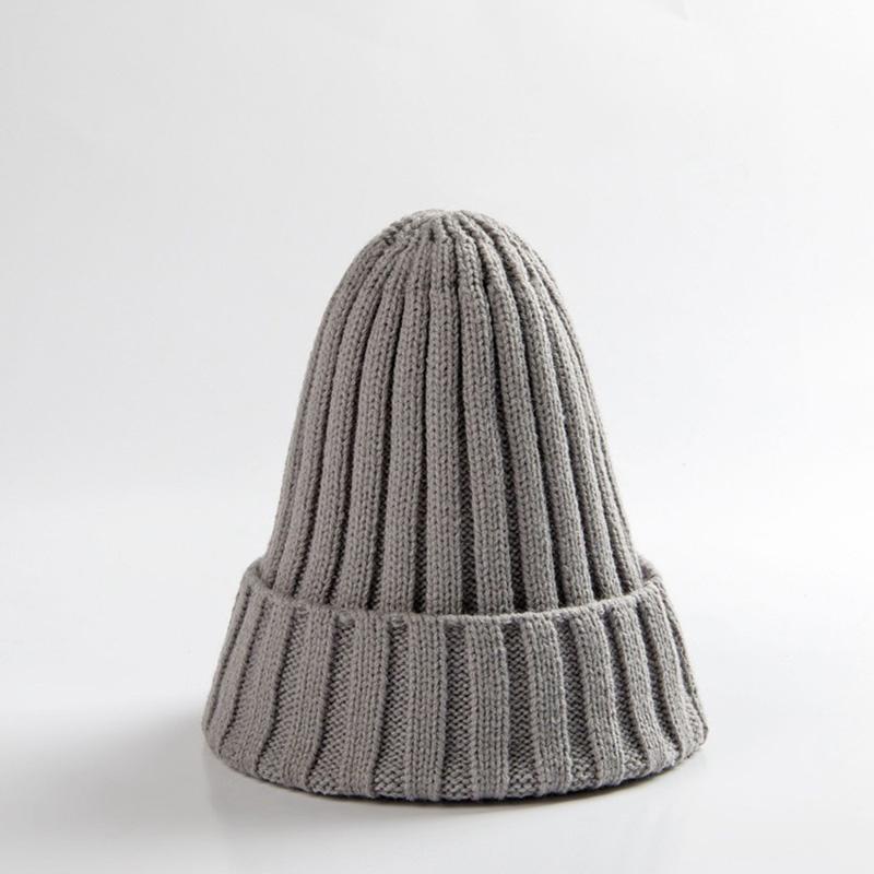 Herbst Winter Häkeln Baby Hut Einfarbig Mädchen Jungen Kappe Warme Gestrickte Kinder Beanie Infant Kinder Hüte Motorhaube Gorras von Joom DACH