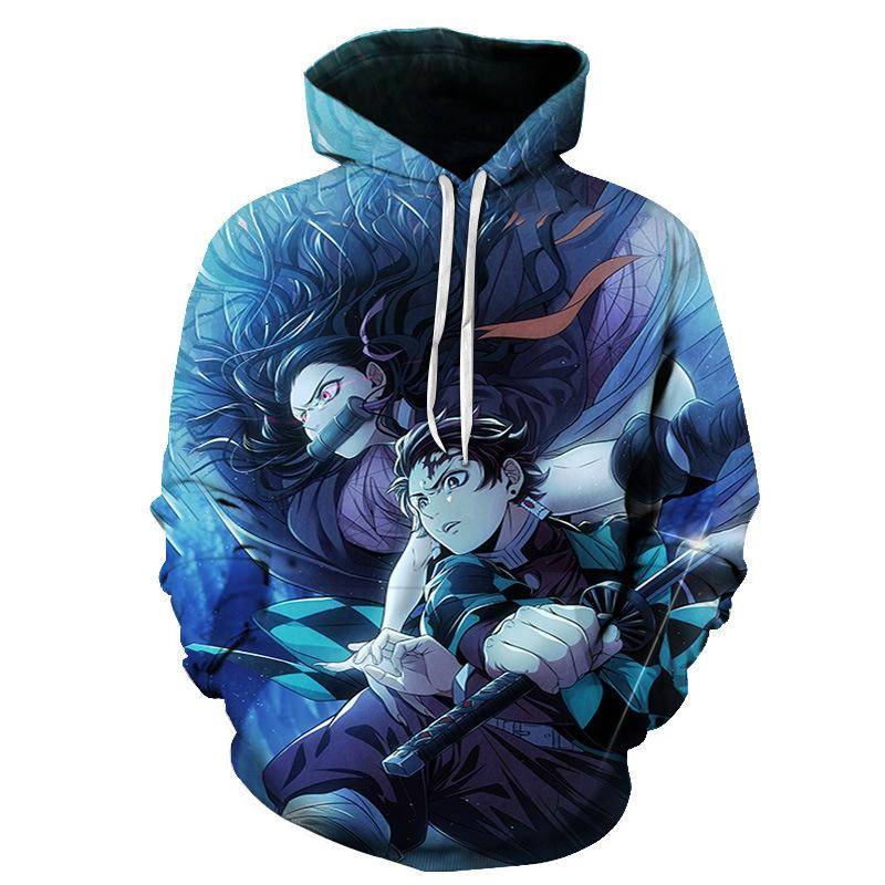 Herbst Winter Heißer Dämon Slayer Kinder Kinder Kleidung Hoodie Geeignet Neutral Freizeit Pullover Sweatshirt Anime Langarm 2022 160 von Joom DACH