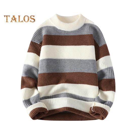 Herbst Winter Herren Pullover Halbhoher Kragen Verdickter Strick Warmer Lockerer Colorblock Lockerer Pullover mit langen Ärmeln Alltagskleidung Sportpullover L Herbst Winter Herren Pullover Halbhoher Kragen Verdickter Strick Warmer Lockerer Colorblock Lockerer Pullover mit langen Ärmeln Alltagskleidung Sportpullover L von Joom DACH