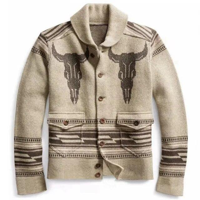 Herbst Winter Herren Weihnachtspullover Mantel Dicker Warmer Pullover Strickjacke Pullover Reißverschlussmantel mit Tasche Herren Strickpullover M von Joom DACH