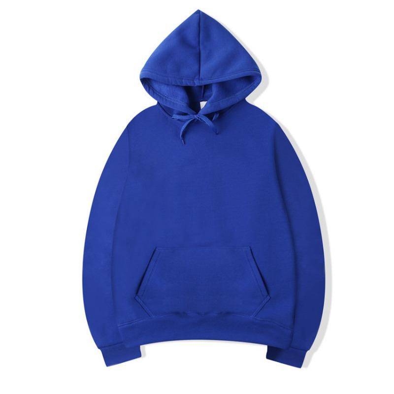 Herbst Winter Herren einfarbig Kapuzenpullover Langarm Fleece Pullover lässig Hoodie Hoodies & Sweatshirts (Herren) L blau von Joom DACH