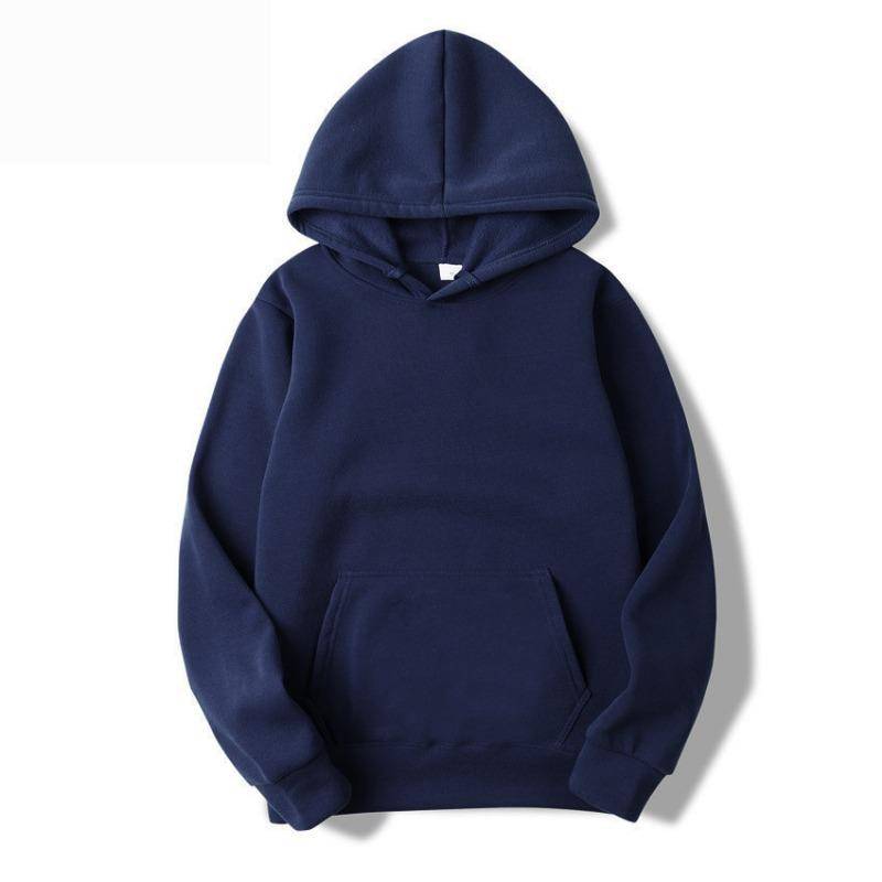 Herbst Winter Herren einfarbig Kapuzenpullover Langarm Fleece Pullover lässig Hoodie Hoodies & Sweatshirts (Herren) S navy blau von Joom DACH