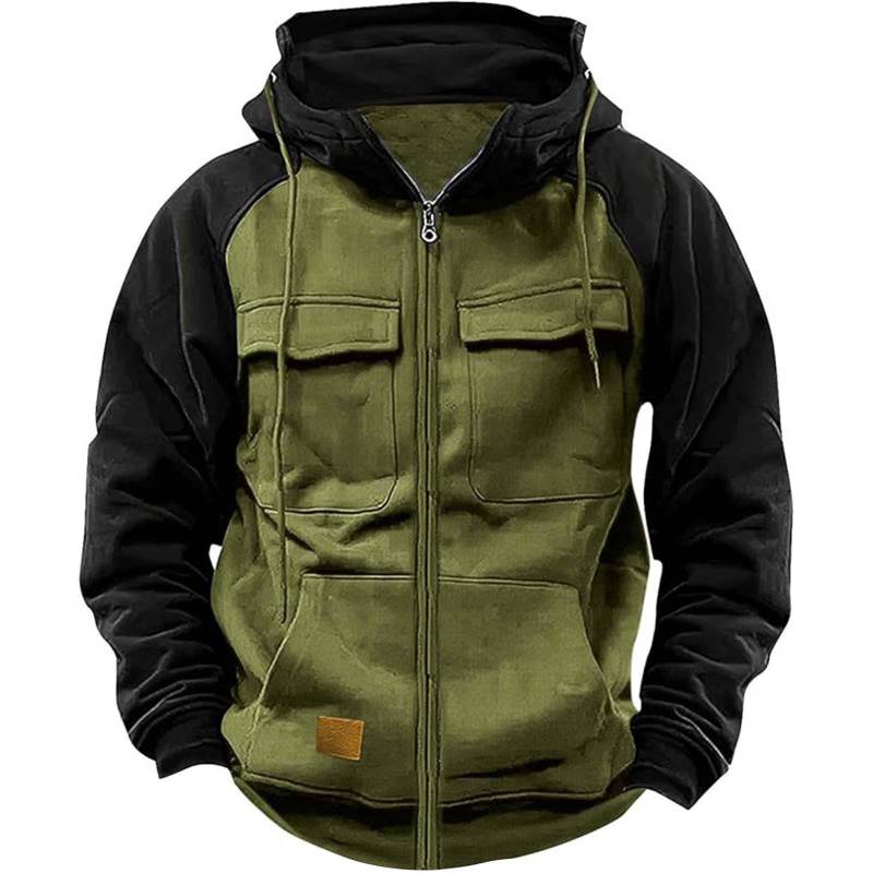 Herbst Winter Hoodies Männer Zipper Patchwork Warme Fleece Sweatshirts Multi Taschen Männlichen Mode Mit Kapuze Jacke Dicken Outdoor Hoodie 3XL armee grüne Herbst Winter Hoodies Männer Zipper Patchwork Warme Fleece Sweatshirts Multi Taschen Männlichen Mode Mit Kapuze Jacke Dicken Outdoor Hoodie 3XL armee grüne von Joom DACH