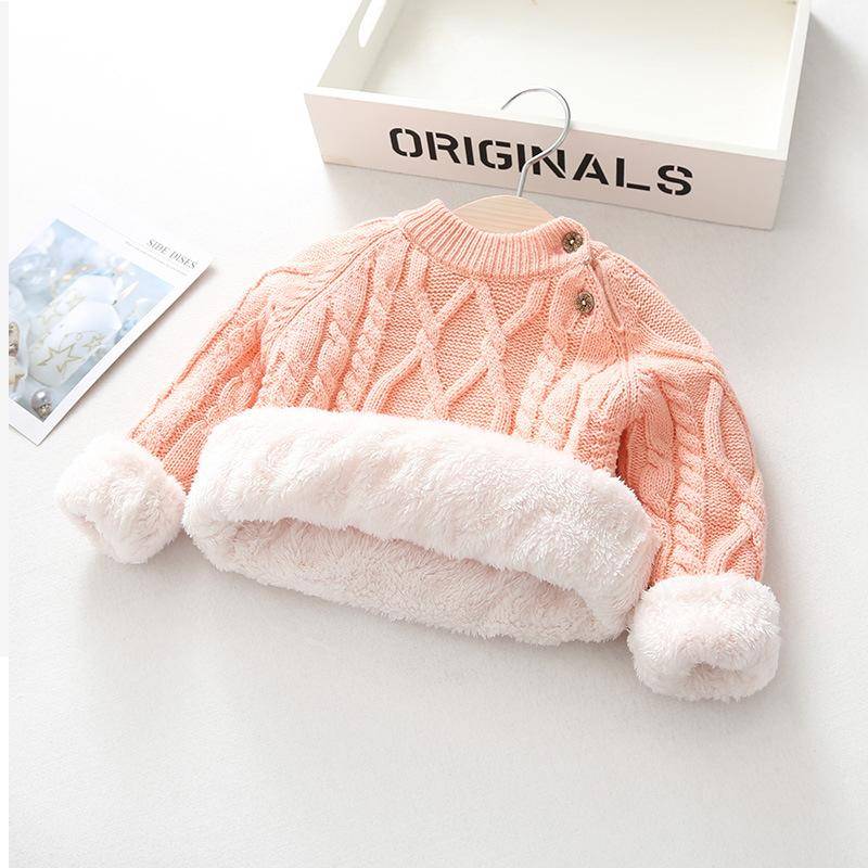 Herbst Winter Kinder Baby Jungen Mädchen Pullover Cartoon Wolle Pullover Kleinkind Kinder Warme Pullover Mantel Strickjacke Verdicken Oberbekleidung 90cm rosa Herbst Winter Kinder Baby Jungen Mädchen Pullover Cartoon Wolle Pullover Kleinkind Kinder Warme Pullover Mantel Strickjacke Verdicken Oberbekleidung 90cm rosa von Joom DACH