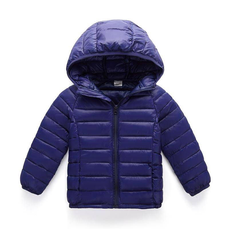 Herbst Winter Kinder Daunenjacken Für Mädchen Kinder Kleidung Warme Daunenmäntel Für Jungen Kleinkind Mädchen Oberbekleidung Kleidung 2-12 Jahre 7-8years navy blau von Joom DACH