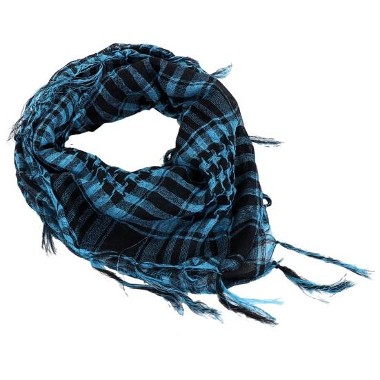 Herbst Winter Schal Unsiex Winddicht Weich Atmungsaktiv Weich Outdoor Wandern Wüste Schal Kopftuch Quaste Männer Frauen Bandana Schal blau von Joom DACH