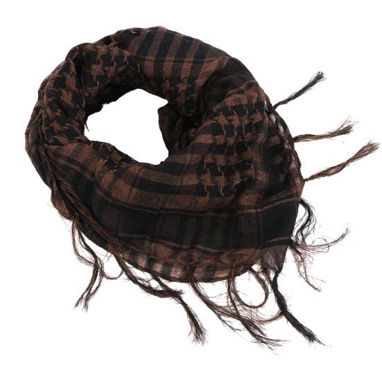 Herbst Winter Schal Unsiex Winddicht Weich Atmungsaktiv Weich Outdoor Wandern Wüste Schal Kopftuch Quaste Männer Frauen Bandana Schal kaffeebraun von Joom DACH