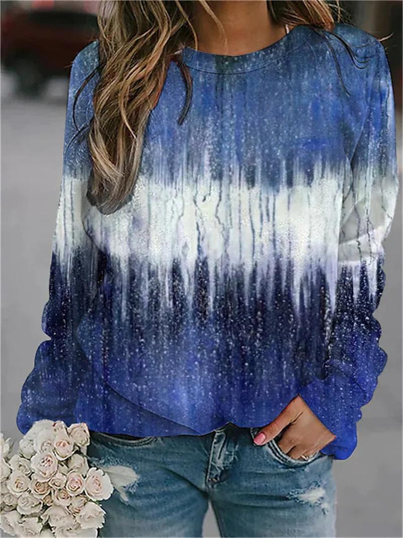 Herbst frauen Neue 3d Pullover T-shirt Pullover Lange ärmeln Gradienten Schmetterling Pony Harajuku Stil Große Lose Kleidung 8XL Herbst frauen Neue 3d Pullover T-shirt Pullover Lange ärmeln Gradienten Schmetterling Pony Harajuku Stil Große Lose Kleidung 8XL von Joom DACH