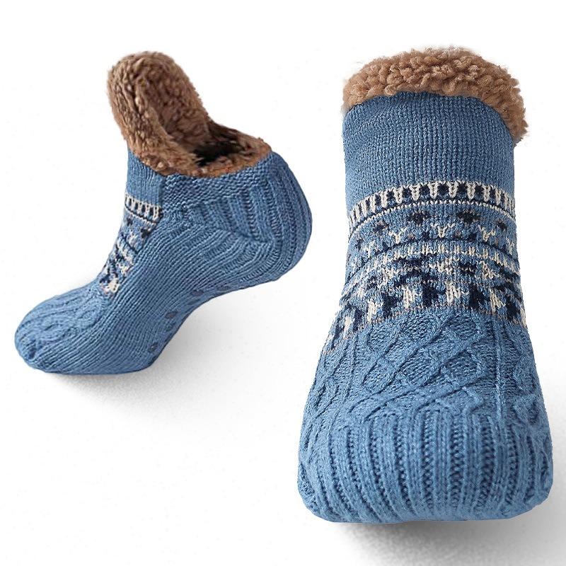 Herbst und Winter Bodensocken Home Warm Damen Herren Socken Schneesocken Schlafteppichsocken Hausschuhe Socken Herren Rutschfeste Yogasocken 46-48 von Joom DACH