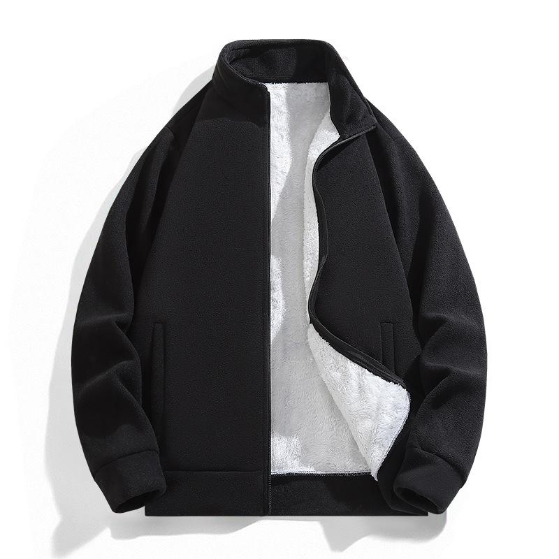 Herbst und Winter Europa und die Vereinigten Staaten Outdoor Sports Fleece Herren- und Damen-Kapuzenpullover mit Fleece und Fleece Dicker Fleece-Paarmantel 5XL von Joom DACH