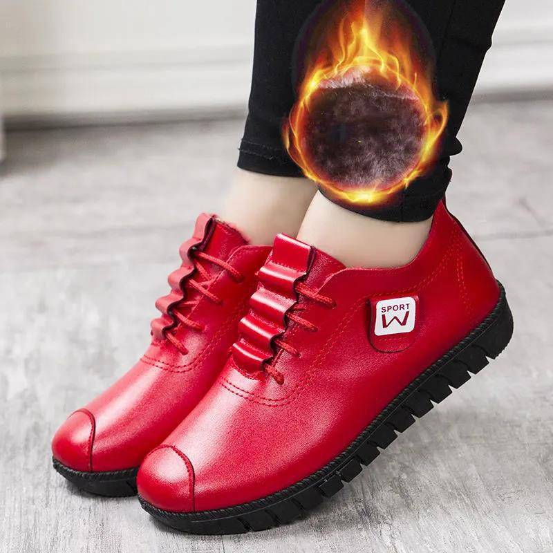 Herbst und Winter Frauen Fleece Baumwolle Schuhe Casual Leder Schuhe Damen Schuhe All-Match Mutter Schuhe 40 rot Herbst und Winter Frauen Fleece Baumwolle Schuhe Casual Leder Schuhe Damen Schuhe All-Match Mutter Schuhe 40 rot von Joom DACH