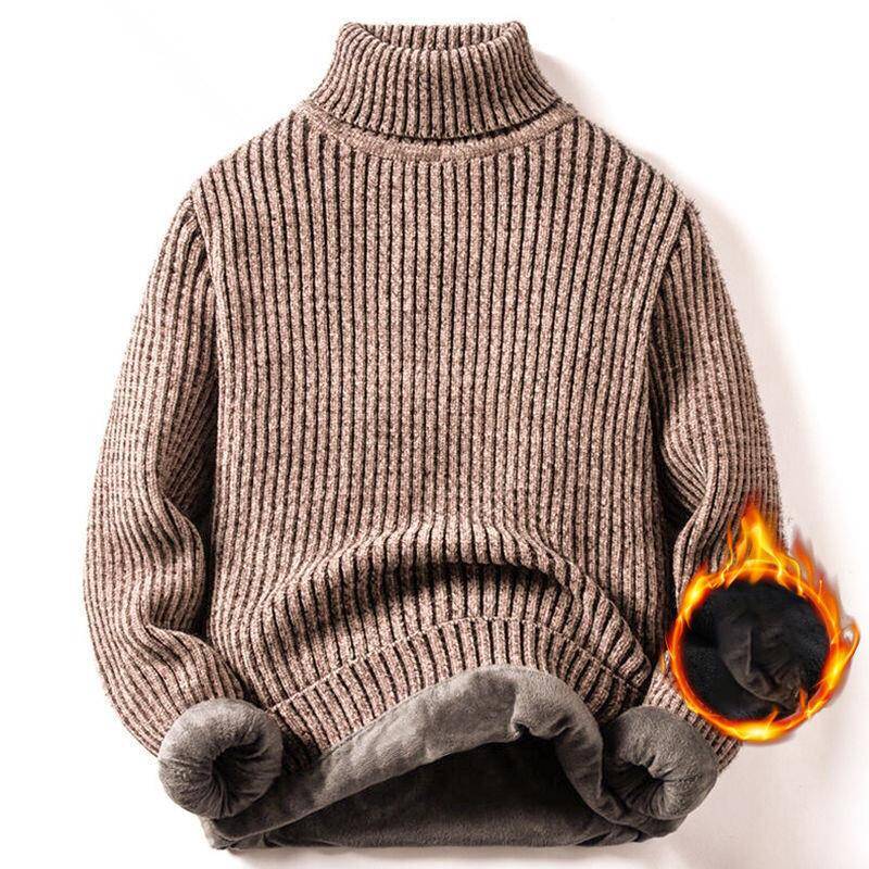 Herbst und Winter Herren Casual Solid Color Fleece Verdicken Rollkragenpullover XXL braun Herbst und Winter Herren Casual Solid Color Fleece Verdicken Rollkragenpullover XXL braun von Joom DACH