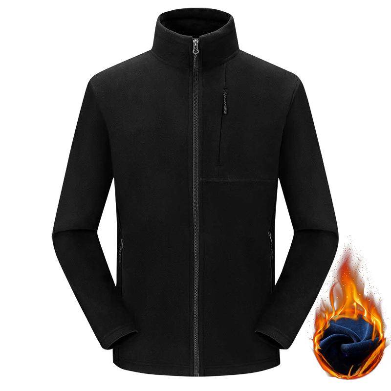 Herbst und Winter Herren und Damen Paare verdickt und warm doppelseitig Fleece Herren Stehkragen Jacke 4XL von Joom DACH