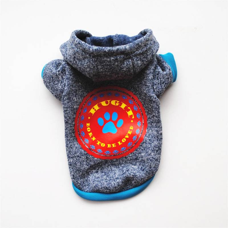 Herbst und Winter Hund Warme Wolle Fleece Sweatshirt Katze Teddy Bichon XS 35g grau von Joom DACH