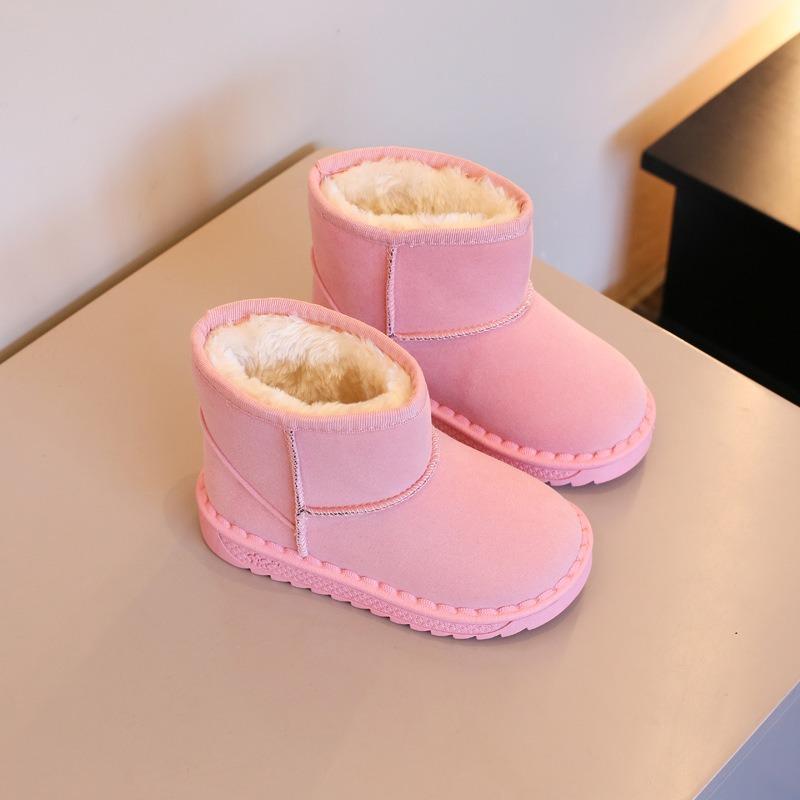 Herbst und Winter Kinderschuhe, Babyschuhe, Kinderstiefel, Jungen und Mädchen Stiefel 29 rosa von Joom DACH