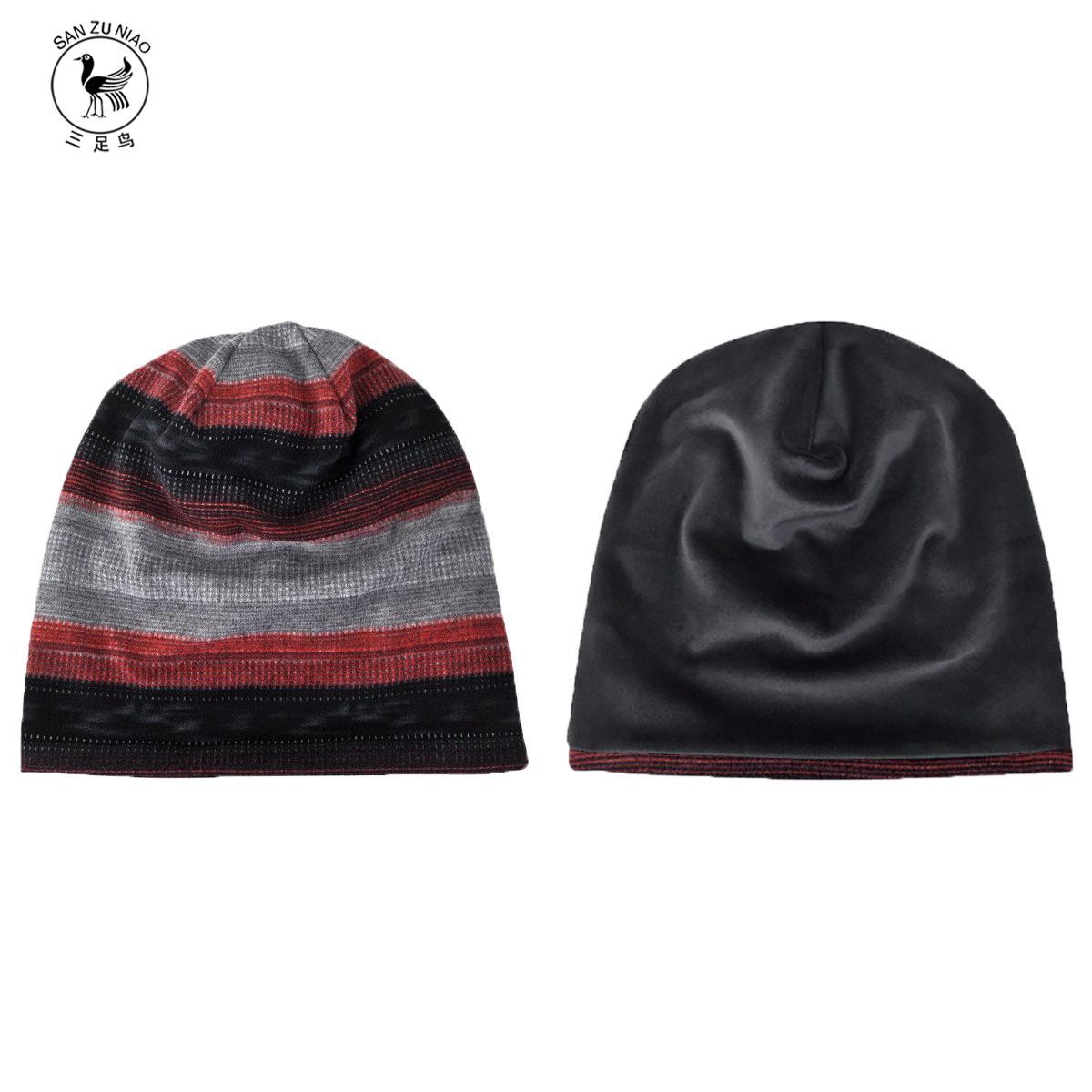 Herbst und Winter Männer und Frauen gestreiften Glatze Outdoor Skifahren Radfahren Anti-Ohr-Schutz Schal Kopf Hut One Size/Elastic von Joom DACH