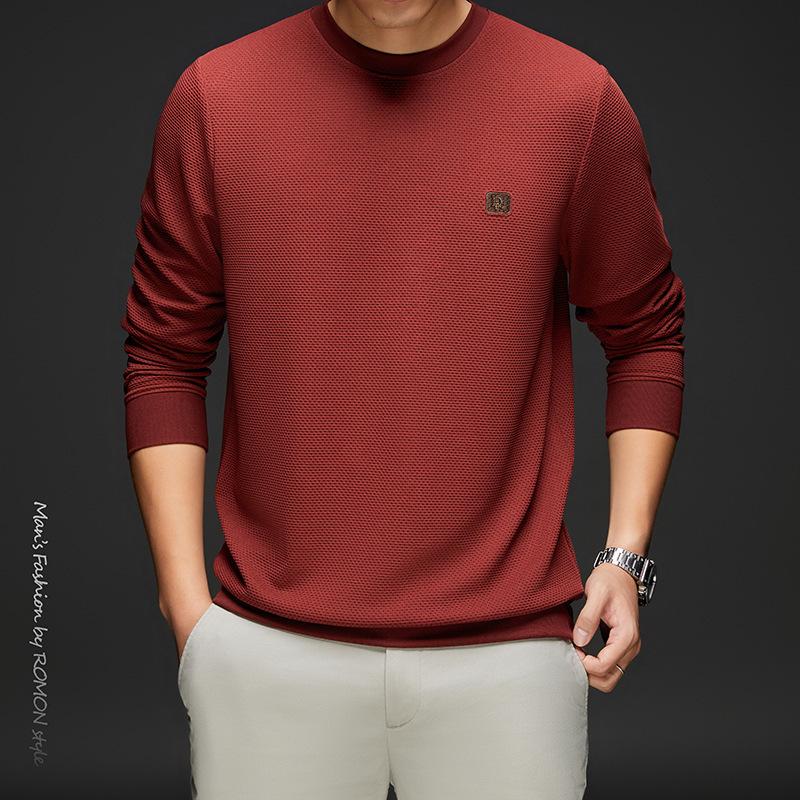 Herbst und Winter Neue Herrenstrickwaren Rundhals All-Match-Pullover Warme lange Unterhosen für Herren Oberteil Unterhemd für Herren XXXXL von Joom DACH