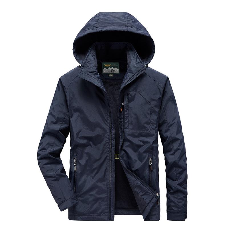 Herbst und Winter Neue Outdoor Jacke herren Fleece Anti-tooling Große Größe Jacke XL von Joom DACH