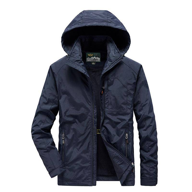 Herbst und Winter Neue Outdoor Jacke herren Fleece Anti-tooling Große Größe Jacke XL von Joom DACH