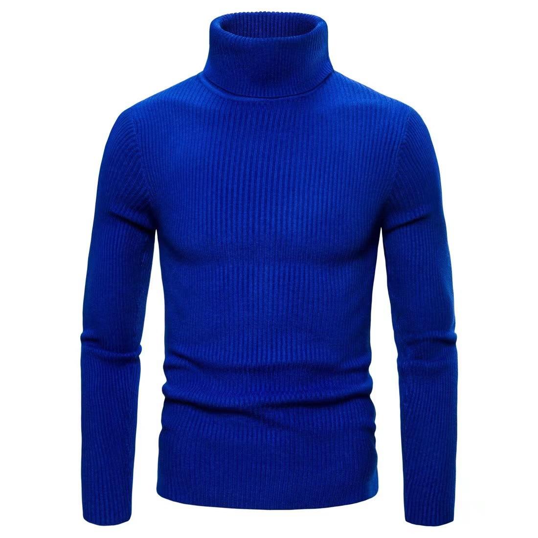 Herbst und Winter Neue männer Rollkragenpullover Männliche Koreanische Version Casual Alle-spiel Gestrickt Bodenbildung Shirt L dunkelblaue von Joom DACH