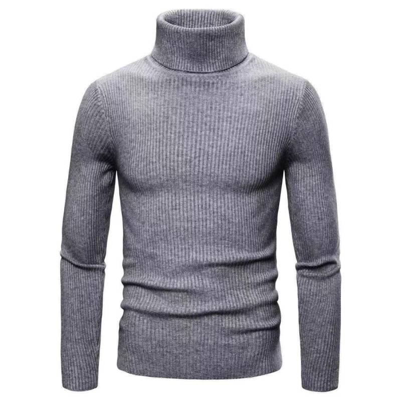 Herbst und Winter Neue männer Rollkragenpullover Männliche Koreanische Version Casual Alle-spiel Gestrickt Bodenbildung Shirt XL dunkelgraue von Joom DACH