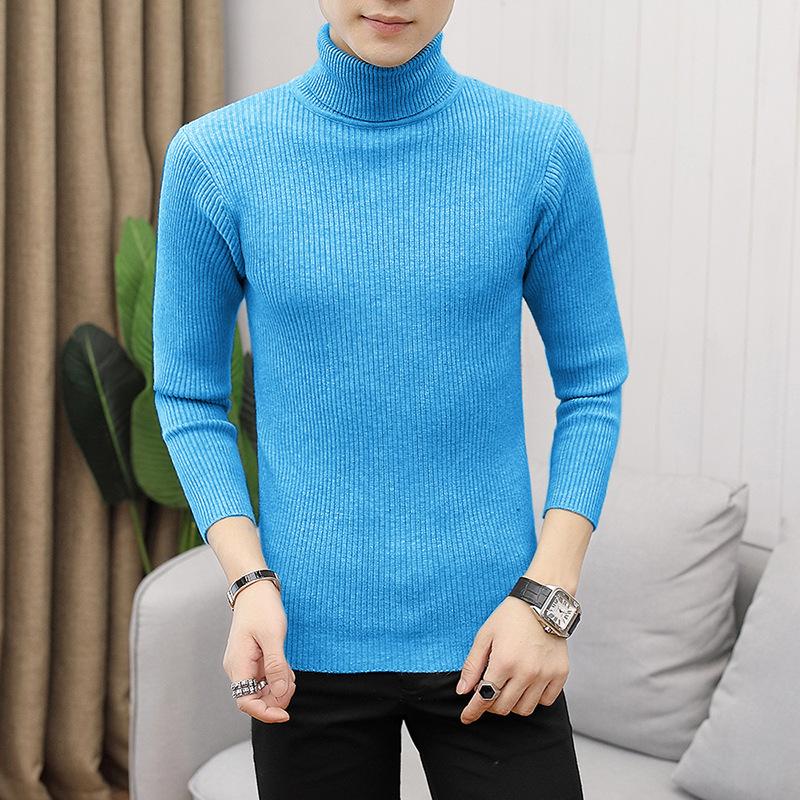 Herbst und Winter Neue männer Rollkragenpullover Männliche Koreanische Version Casual Alle-spiel Gestrickt Bodenbildung Shirt XXXL von Joom DACH