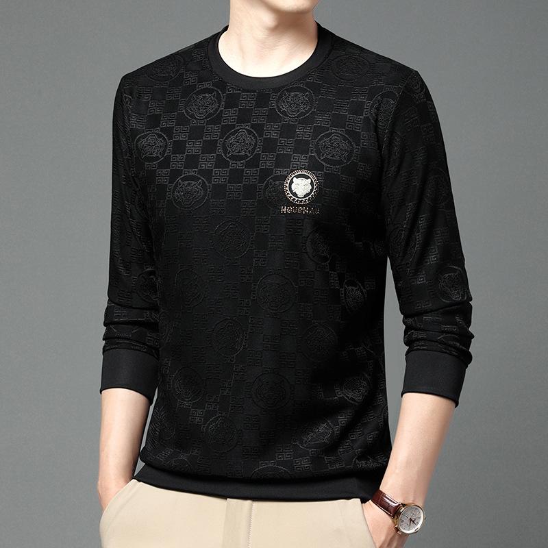 Herbstliche Herren-Sweatshirts, modische Langarm-T-Shirts mit Tigerkopf und Rundhalsausschnitt, Jugend-T-Shirts, atmungsaktive Sportoberteile für Herren XXXL von Joom DACH