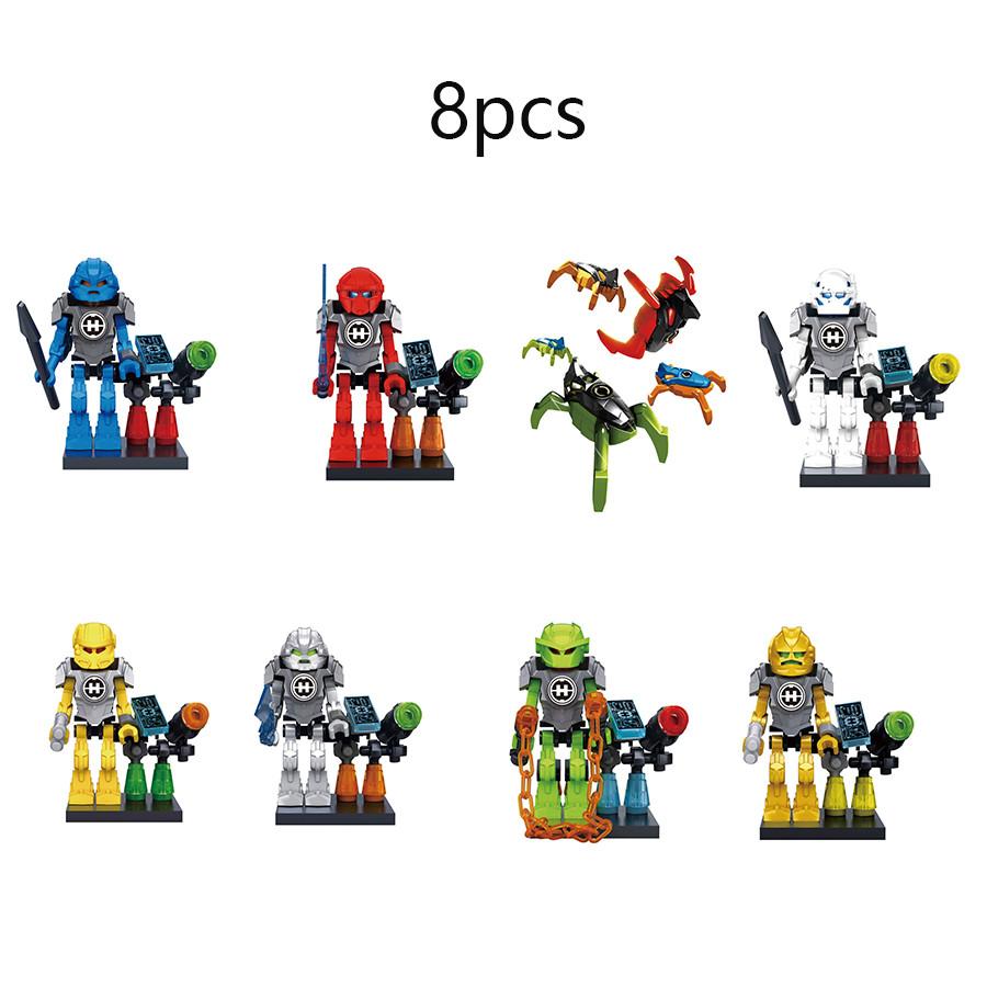 HeroSeries Dinosaurier Teambuilding Bausteine Gelb Grün Soldaten Roter Krieger Mächtige Actionfiguren Spielzeug Kinder Geschenke von Joom DACH