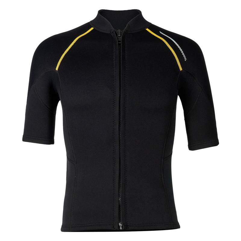 Herren 1,5 mm Neopren Frontreißverschluss Schwimmshirt Wetsuit Tops Surfen Tauchen Schwimmen Tauchen Surfing Anzug L schwarz von Joom DACH