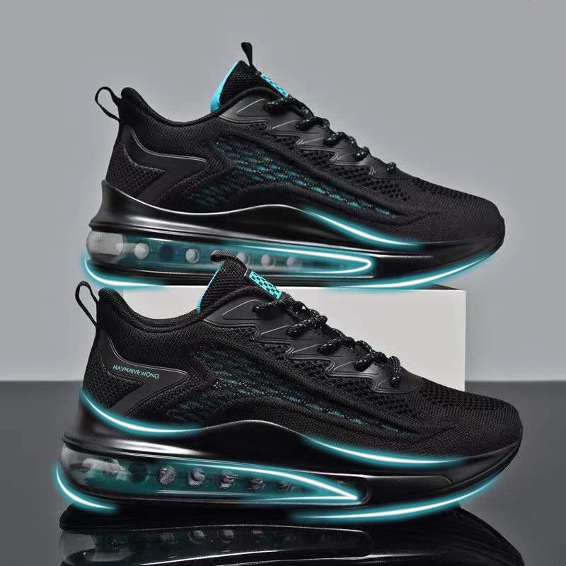 Herren Air Cushion Laufschuhe - Frühling/Herbst Atmungsaktive Weiche Sohle Lässige Sportsneaker 43 von Joom DACH