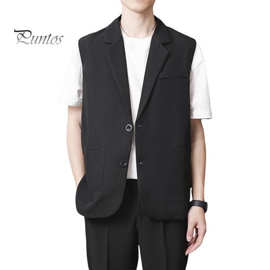 Herren Anzugweste Revers Ärmellos Zwei-Knopfleiste Business Weste mit Seitentaschen Einfarbig Freizeitweste Mantel 3XL schwarz Herren Anzugweste Revers Ärmellos Zwei-Knopfleiste Business Weste mit Seitentaschen Einfarbig Freizeitweste Mantel 3XL schwarz von Joom DACH