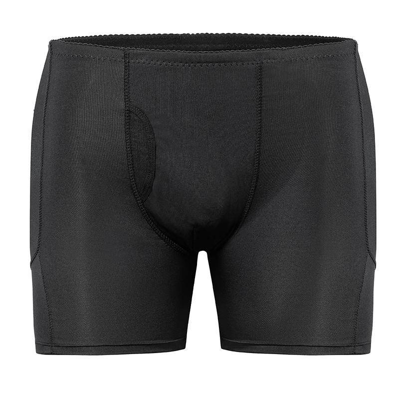 Herren Ass Gepolsterte Boxershorts Hip Enhancer Höschen Booty Lifter Butt Shaper Fake Ass Pads Unterwäsche Push Up Shorts Nahtlose Unterhosen Bum Buster S schwarz von Joom DACH