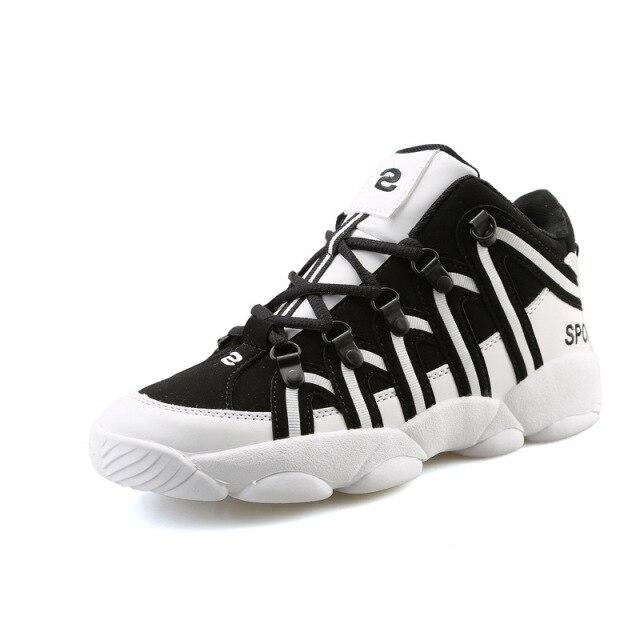 Herren Atmungsaktive Sneaker Freizeitschuhe Walking Flats Dicksohlige Erhöhte Schuhe Paar Laufschuhe 36 schwarz von Joom DACH