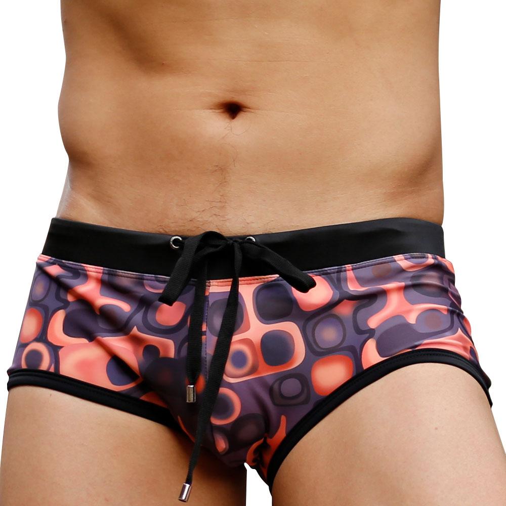 Herren-Badehose, braun, Gittermuster, niedrige Taille, eng anliegend, sexy Badebekleidung, Strandbekleidung, Bräunung, Surfen M Herren-Badehose, braun, Gittermuster, niedrige Taille, eng anliegend, sexy Badebekleidung, Strandbekleidung, Bräunung, Surfen M von Joom DACH