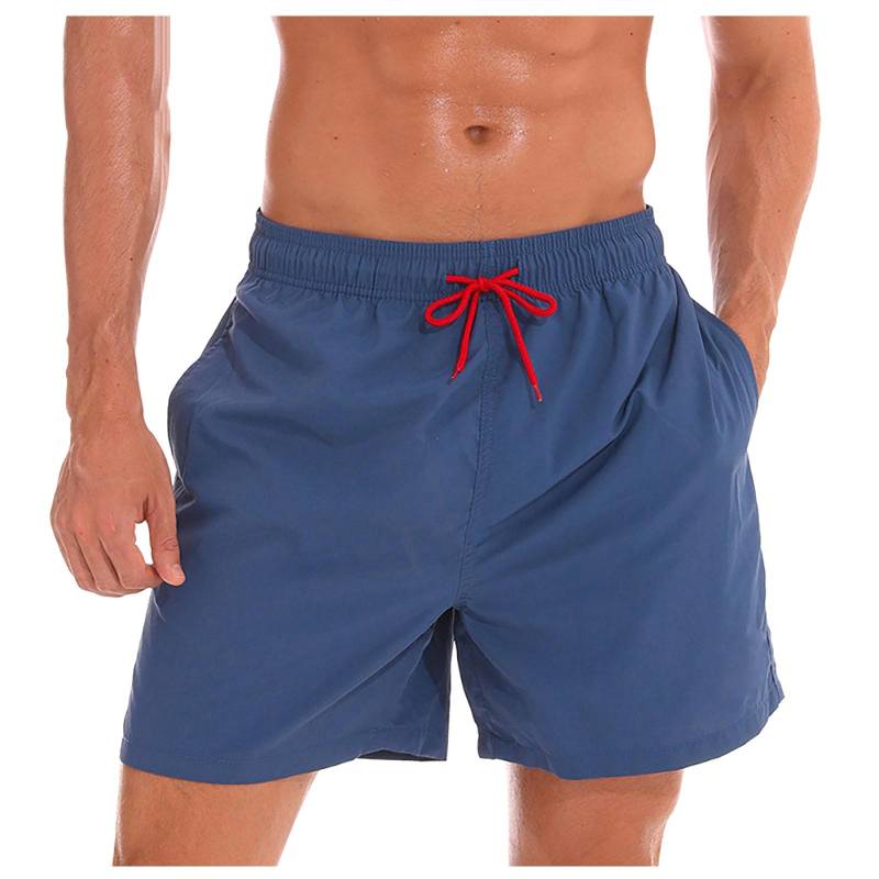 Herren-Badehose, schnell trocknende Strandshorts mit Reißverschlusstaschen und Netzstoff XL von Joom DACH
