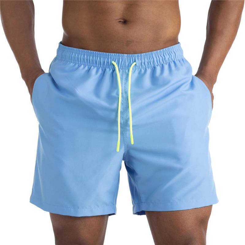 Herren-Badehose, schnell trocknende Strandshorts mit Reißverschlusstaschen und Netzstoff XXXL von Joom DACH