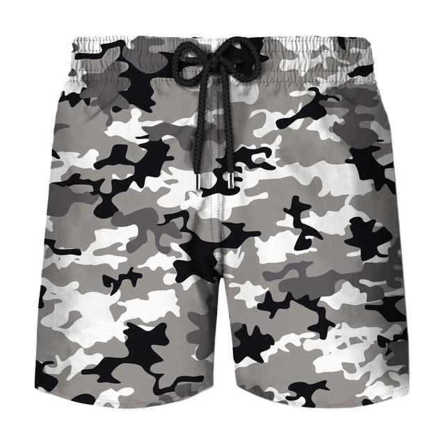 Herren-Badeshorts mit Tarnmuster, 3D-Strand, schnell trocknend, Strandbekleidung, Badebekleidung, Surfbrett, Jogginghose XXXXXL Herren-Badeshorts mit Tarnmuster, 3D-Strand, schnell trocknend, Strandbekleidung, Badebekleidung, Surfbrett, Jogginghose XXXXXL von Joom DACH